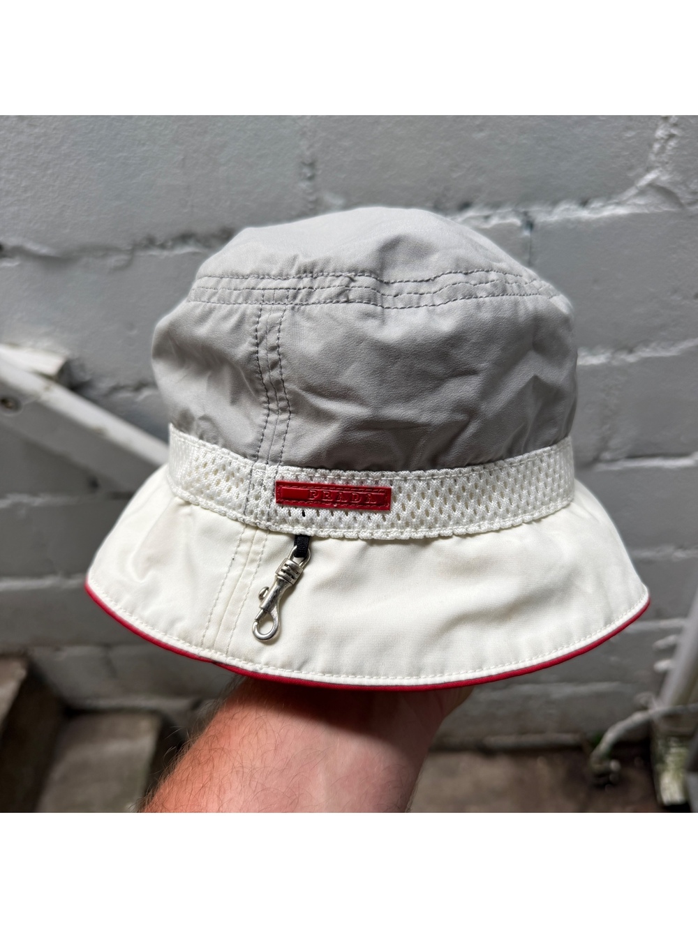 Prada Sport Technical Bucket Hat 90s